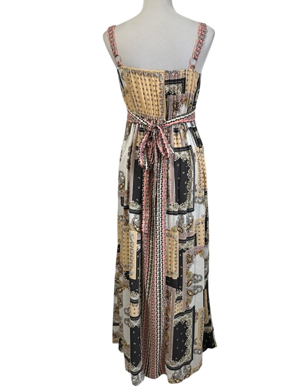 Matilda Jane Womens Adventure Begins Perfectly Paisley Maxi Dress Sz Med Multi - Picture 5 of 12